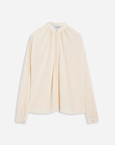 Blúzky Lanvin Long-sleeve Blouse Damske Béžové | SK38895