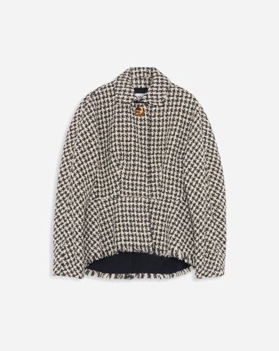 Bundy Lanvin Peplum Jacket Damske Béžové Čierne | SK32570