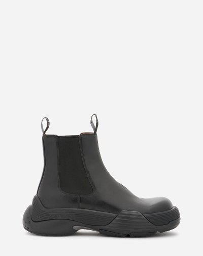 Cizmy Lanvin Flash-x Bold Kozene Boots Panske Čierne Čierne | SK86304
