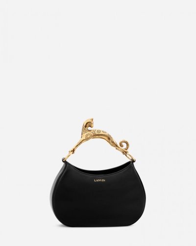 Hobo Taška Lanvin Hobo Cat Bag Sm In Lamb Kozene Damske Čierne | SK82986