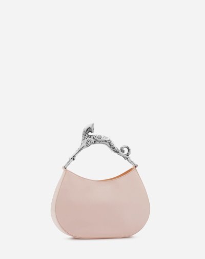 Hobo Taška Lanvin Hobo Cat Bag Sm In Satin Damske Ruzove | SK56982