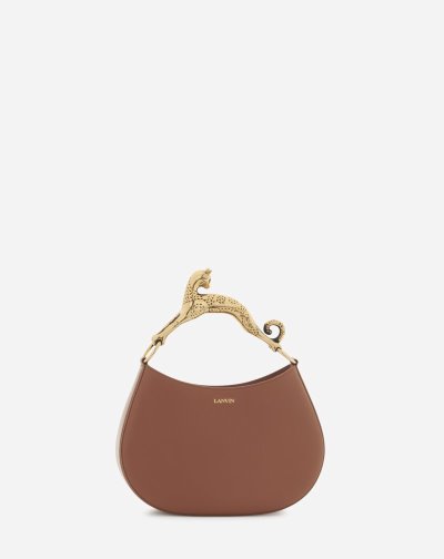Hobo Taška Lanvin Kozene Hobo Cat Bag Sm Damske Hnede | SK85537