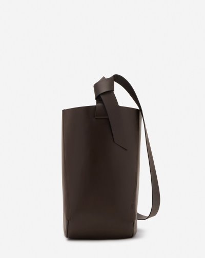 Hobo Taška Lanvin Kozene Mm Hobo Tie Bag Panske Káva | SK27472