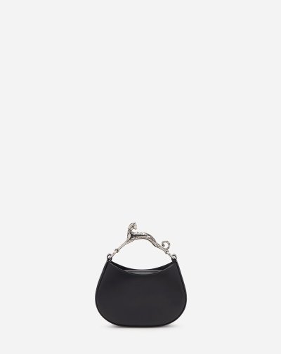 Hobo Taška Lanvin Kozene Nano Hobo Cat Bag Damske Čierne | SK51706