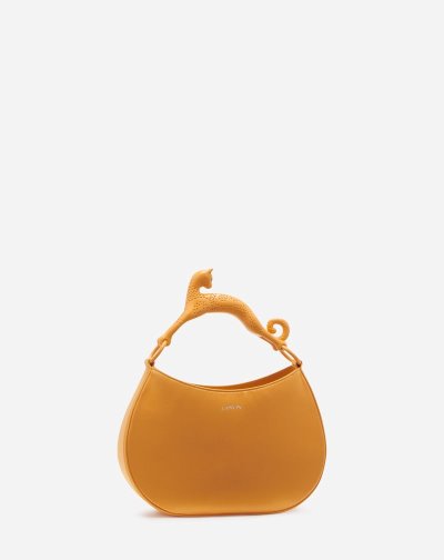 Hobo Taška Lanvin Satin Hobo Cat Bag Sm Damske Oranžové | SK00548