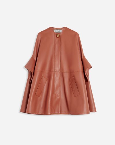 Kabáty Lanvin Kozene Cape Damske Hnede | SK91138