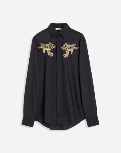 Kosele Lanvin Shirts With Embroidery Panske Čierne | SK30727