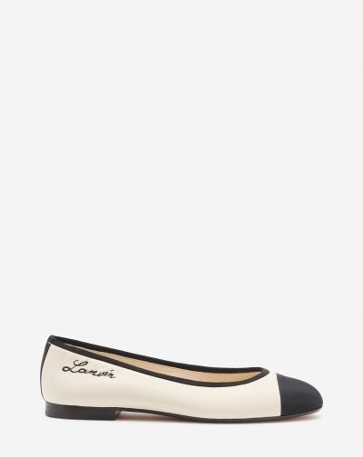 Lodicky Lanvin Klasické Kozene Ballet Pumps Damske Béžové | SK22328