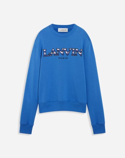 Mikiny Lanvin Curb Sweatshirt Panske Modre | SK61630