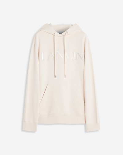 Mikiny S Kapucňou Lanvin Paris Embroidered Hoodie Damske Béžové | SK90857