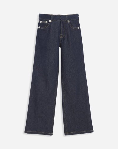 Nohavice Lanvin Flared Denim Pants Damske Modre | SK72866