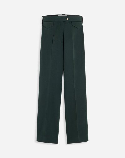 Nohavice Lanvin Rovno Pants Damske Zelene | SK07721