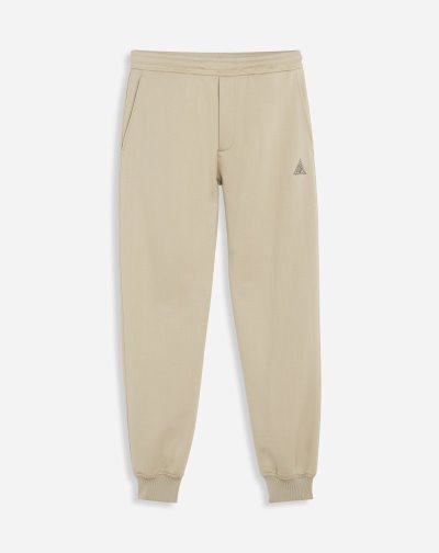 Nohavice Lanvin Sweatpants With Embroidered Lanvin Triangle Logo Panske Béžové | SK73559