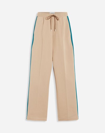 Nohavice Lanvin Tracking Pants With Side Strips Panske Béžové | SK59570