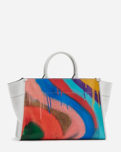 Prenosná Taška Lanvin Gallery Dept. X Lanvin In&Out Tote Bag Panske Biele | SK86973