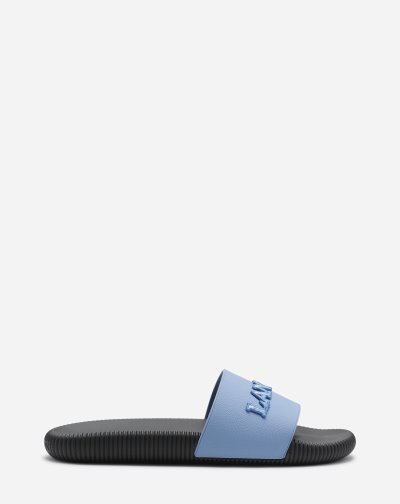 Slapky Lanvin Arpège Embroidered Slides Panske Modre | SK48334