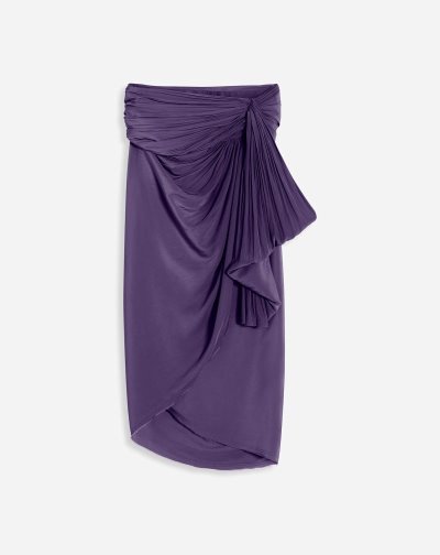 Sukne Lanvin Draped Skirt Damske Nachový | SK72859