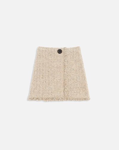 Sukne Lanvin Knit Mini Skirt Damske Béžové | SK50739