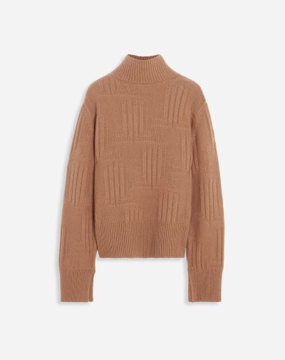 Svetre Lanvin Jl3d Cashmere Svetrove Saty Damske Béžové | SK29373