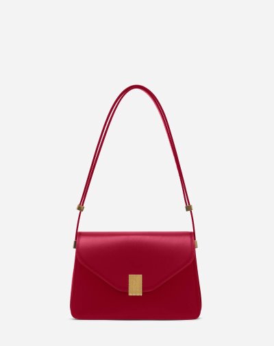 Tasky Lanvin Concerto Pm Kozene Bag Damske Bordove | SK06040