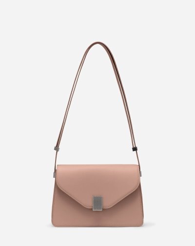 Tasky Lanvin Concerto Pm Kozene Bag Damske Ruzove | SK56776