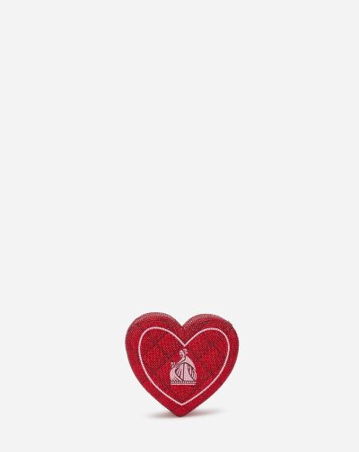 Tasky Lanvin Heart Minaudiere X Judith Leiber Damske Červené Ruzove | SK08061