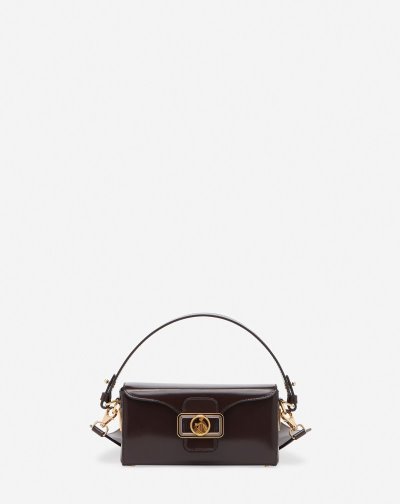 Tasky Lanvin Kozene Nano Pencil Bag Damske Káva | SK50464