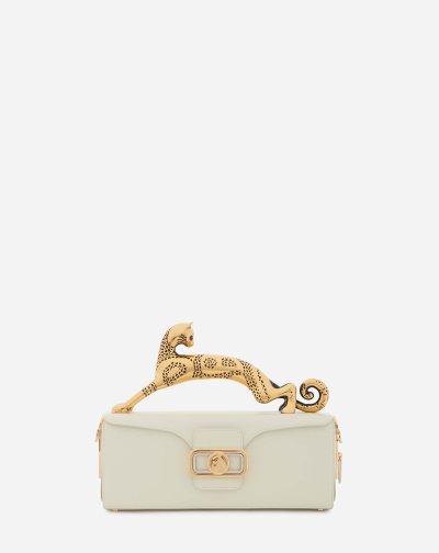 Tasky Lanvin Kozene Pencil Cat Bag Damske Krém | SK84411