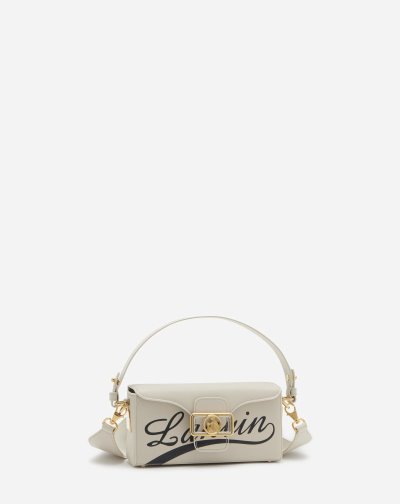 Tasky Lanvin Shiny Kozene Lanvin Nano Pencil Bag Damske Krém Čierne | SK84952