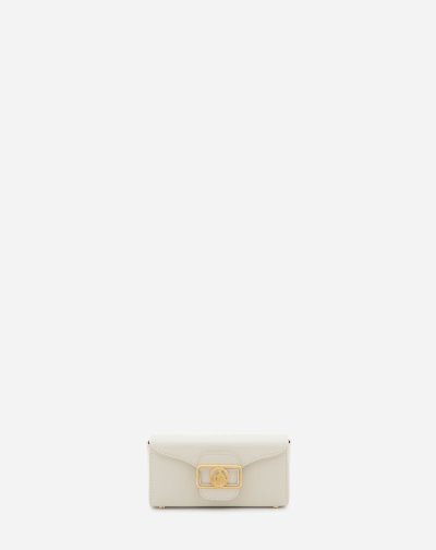 Tasky Lanvin Shiny Kozene Micro Pencil Bag Damske Krém | SK73804