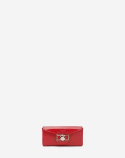 Tasky Lanvin Smooth Kozene Pico Pencil Bag Damske Červené | SK01251