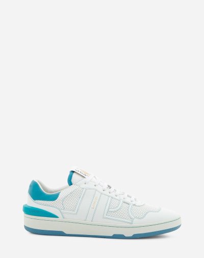 Tenisky Lanvin Calfskin Clay Sneakers Panske Biele Modre | SK47169