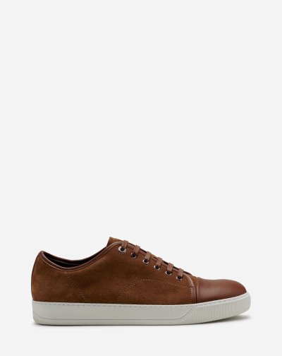 Tenisky Lanvin Dbb1 Kozene And Semisove Sneakers Panske Siva | SK24775