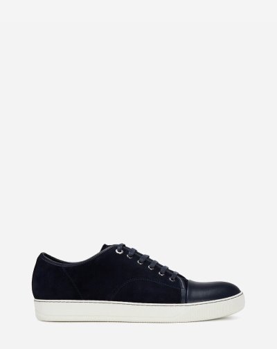 Tenisky Lanvin Dbb1 Semisove And Kozene Sneakers Panske Čierne | SK73953