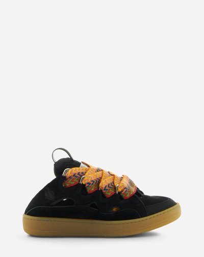 Tenisky Lanvin Kozene Curb Mule Sneakers Damske Čierne | SK25942
