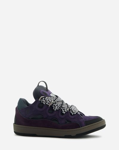 Tenisky Lanvin Kozene Curb Sneakers Damske Modre | SK18377
