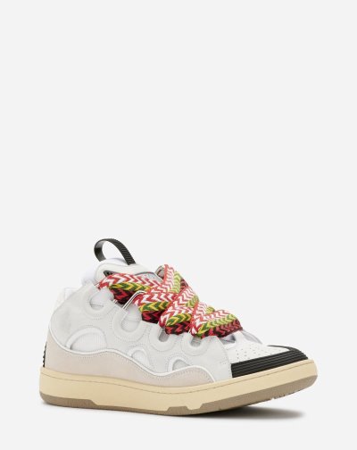 Tenisky Lanvin Kozene Curb Sneakers Damske Biele | SK88927