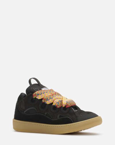 Tenisky Lanvin Kozene Curb Sneakers Damske Čierne | SK97571