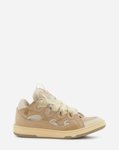 Tenisky Lanvin Kozene Curb Sneakers Panske Modre | SK26326