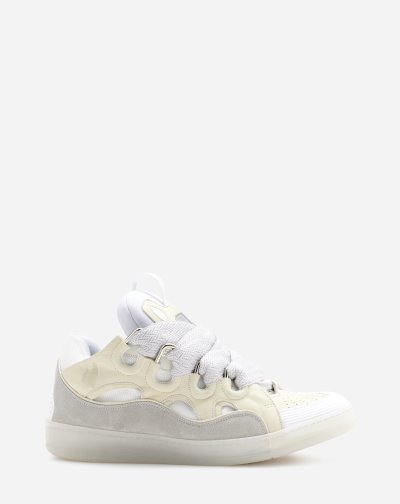 Tenisky Lanvin Kozene Curb Sneakers Panske Béžové | SK33510