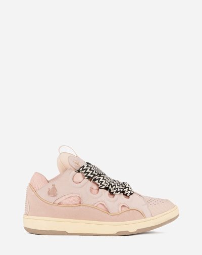 Tenisky Lanvin Kozene Curb Sneakers Panske Modre | SK76654