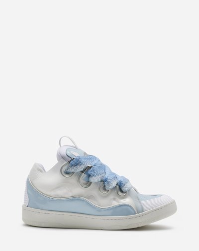 Tenisky Lanvin Kozene Curb Sneakers Panske Modre | SK85118