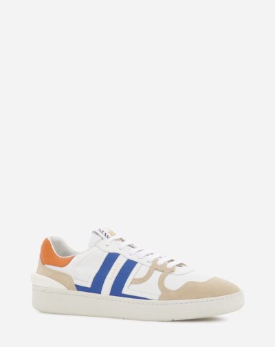 Tenisky Lanvin Low Clay Sneakers In Kozene Panske Biele Modre | SK49144