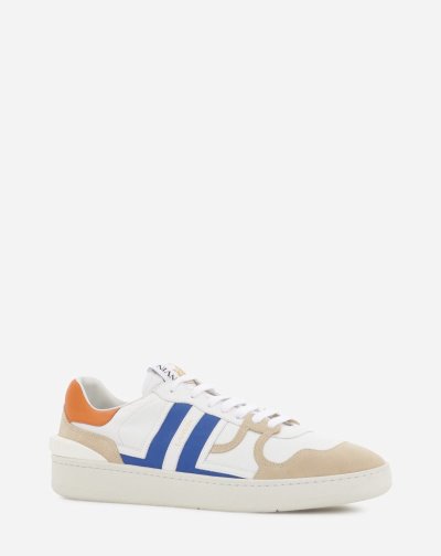 Tenisky Lanvin Low Clay Sneakers In Kozene Damske Biele Modre | SK51556