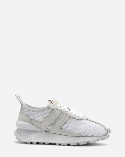 Tenisky Lanvin Mesh Bumpr Sneakers Damske Strieborne | SK26238