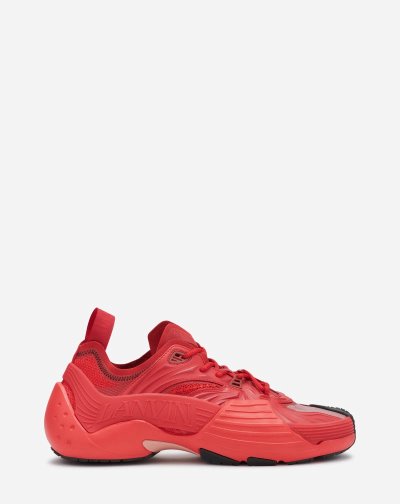 Tenisky Lanvin Mesh Flash-x Sneakers Panske Červené | SK49334