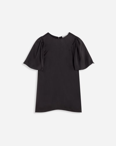 Topy Lanvin Round Neck Top Damske Čierne | SK82104