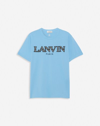 Tricko Lanvin Curb T Shirts Damske Svetlo Modre | SK79929