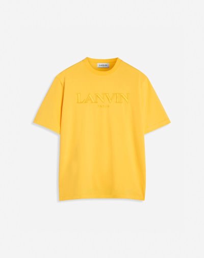 Tricko Lanvin Embroidered T Shirts Panske Žlté | SK96673