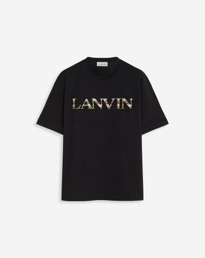 Tricko Lanvin Klasické Curb T Shirts Panske Čierne | SK31282